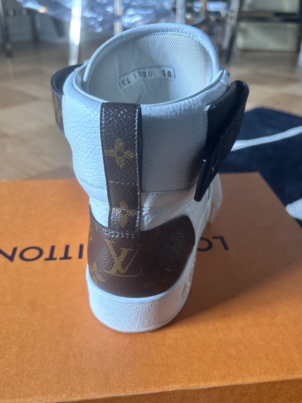 Authentic Women’s Louis Vuitton High Top Sneakers - Picture 7 of 10